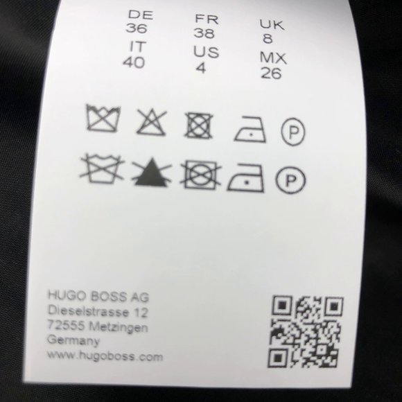 BOSS HUGO BOSS "Votina" jacquard silk blend skirt -SZ 4 - Picture 15 of 16